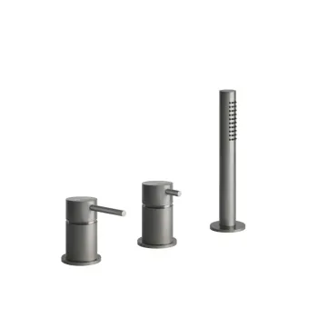 Смеситель для ванны Gessi 54043.239 Steel Brushed