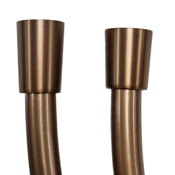 Шланг душевой Ramonsoler 1,75м в пвх оплётке с шарниром медь 2475CCUC