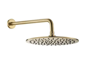Настенный верхний душ  Benesque Lumiere 22010404 латунь брашированная