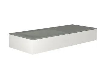 Раковина встраиваемая Cielo Milano MILASF BR 120 см серый