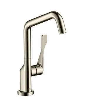 Axor Citterio Смеситель для кухни, однорычажный, на 1 отв, излив: 204мм, цвет: под сталь 39850800