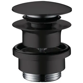 Hansgrohe 50 100 670 Слив Push-open 1¼ чёрный матовый