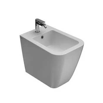 Биде Globo Stone напольное приставное размер 52 см крепление в комплекте цвет bi (Bianco) ST010BI