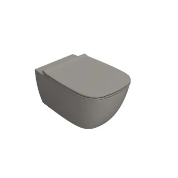 Унитаз подвесной Globo Genesis Унитаз подвесной безободковый размер 55 см крепление в комплекте AT (Agata) GNS02AT