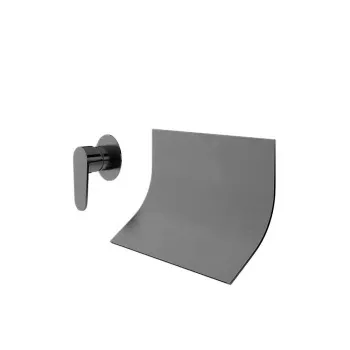 Смеситель для раковины Ramonsoler Alexia встраиваемый с каскадным изливом графит 3616902GR