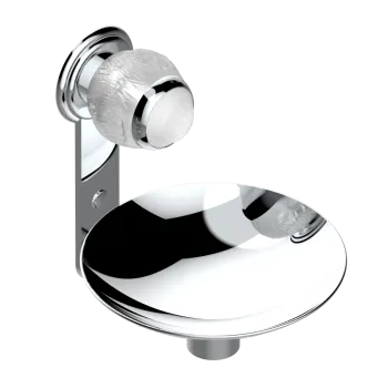 Мыльница металлическая THG Panthere Cristal Clair A2H-A02-546GM хром