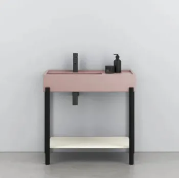 Раковина накладная Cielo Plinio PNLASF CP 140 см розовый