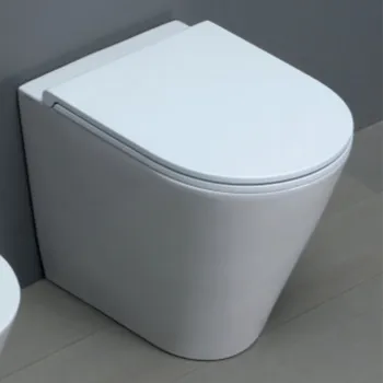 Унитаз приставной Azzurra Forma FMVCTPE00000BI Easy Clean, с креплением, белый