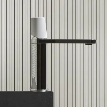 Смеситель для раковины Antonio Lupi Indigo ND301LU+MNFBO хром