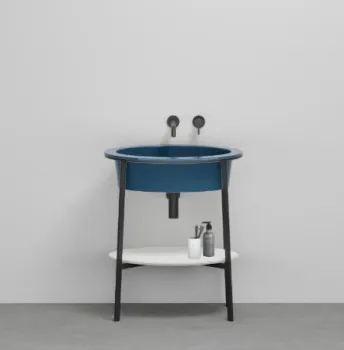 Раковина встраиваемая Cielo I Catini Catino Oval CALAO OL 70 см синий