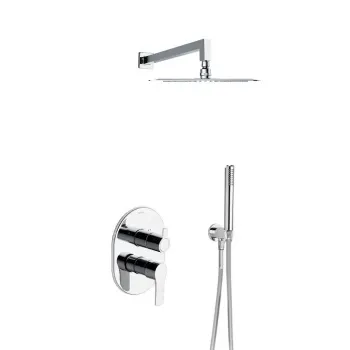 Смеситель для душа Ramonsoler Titanium встраиваемый с тропическим и ручным душем K1815022