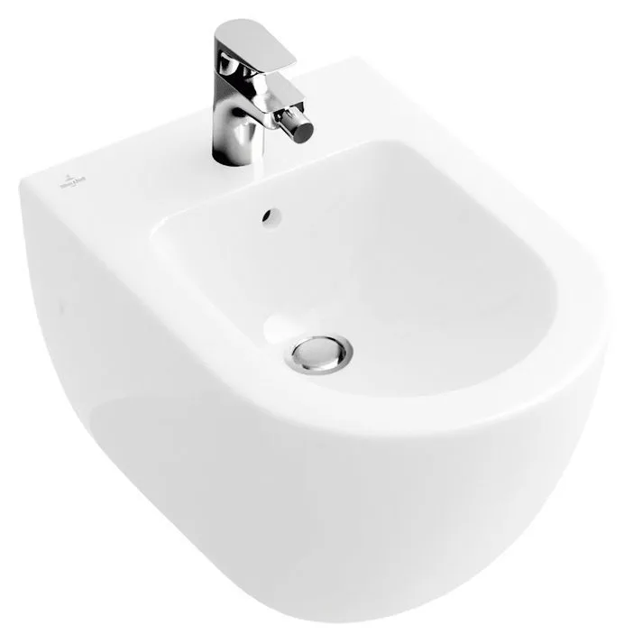 Подвесное биде Villeroy&Boch Subway 2.0 5400 00R1 alpin Сeramicplus