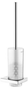 Туалетный ершик Keuco Edition 11 11164019000 с хрустальной матовой колбой, хром