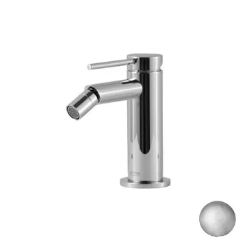 Смеситель для биде Gattoni Circle Two на 1 отверстие, с донным клапаном, brushed nickel 9150/91NS