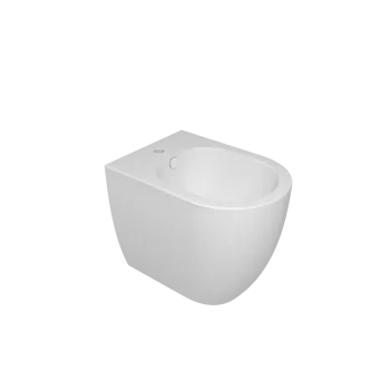 Биде приставное GSG Ceramic Design Like LKBI01000 белый глянцевый