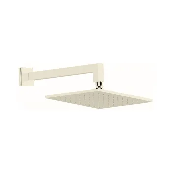 Верхний душ Cisal Shower 250х250 мм с настенным держателем L340 мм, Nichel Spazzolato DS0136602F