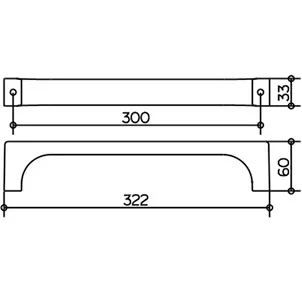 Поручень Keuco Edition 11 11107010000 хром
