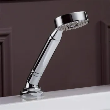 Ручной душ для установки на борт ванны THG Bagatelle Pierre Noire U3E-A02-60A хром