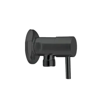 Кран угловой Ramonsoler 1/2 чёрный 3797NM