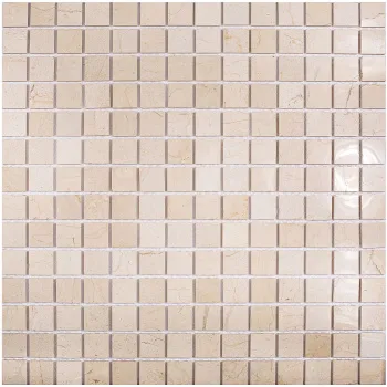 Мозаика натуральный мрамор Starmosaic Classic 20x20 Crema Marfil Polished (jmst033) 305x305x4 шт