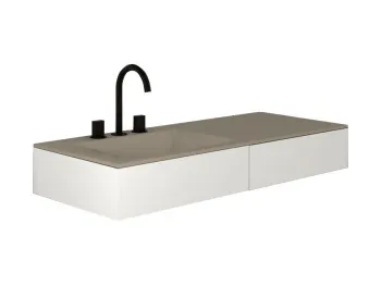 Раковина встраиваемая Cielo Milano MILA AV 120 см коричневый