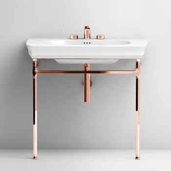 Металическая структура Quadra Artceram Civitas 76х44хh80,5, напольная, розовое золото CIA004 77 rosa oro