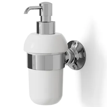 Дозатор для жидкого мыла Devon&Devon New York держатель и помпа хром NY130CR