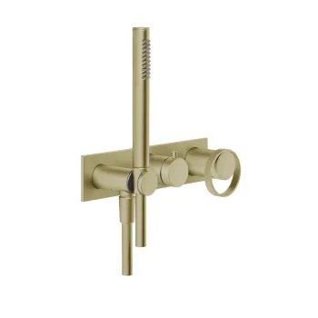 Смеситель для душа Gessi Anello 63343.727 Brass Brushed PVD