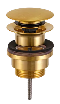 Донный клапан Daniel A735RDP золото брашированное