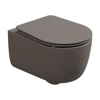 Чаша подвесного унитаза GSG Ceramic Design Hit! Tortora Matt HIWCSO029