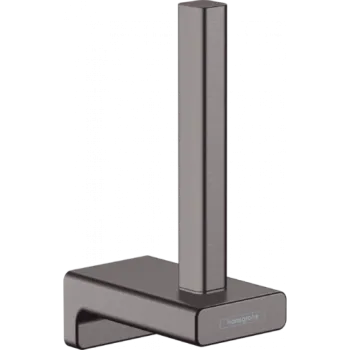 Держатель запасного рулона туалетной бумаги hansgrohe AddStoris 41756340 шлифованный черный хром