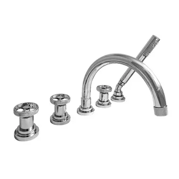 Смеситель на борт ванны Nicolazzi Arena на 5 отверствий, излив: 218 мм, хром 3314CR44