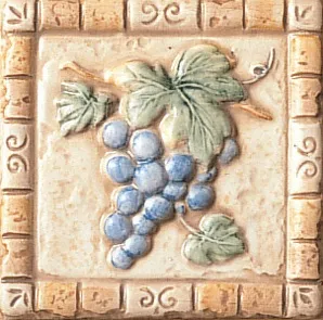 Керамогранит 1009570 Inserto S/2 Grappoli Gialo 10х10