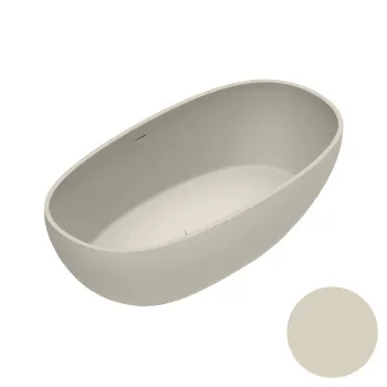 Ванна из искусственного камня 176×91 h52 Catalano Vasche Solid со слив-переливом Sabbia satinato 7239020029