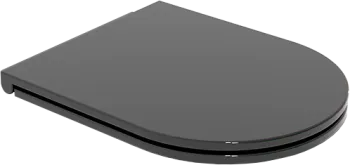 Крышка с сиденьем для подвесного унитаза с микролифтом GSG Ceramic Design Like LKCOPRSLTICR002 черный глянцевый