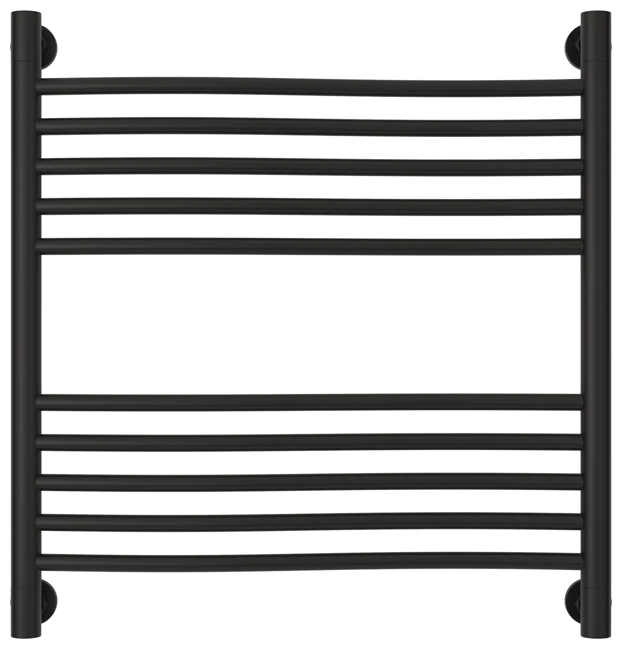Полотенцесушитель водяной Сунержа Флюид+ 600х600 31-0222-6060 матовый черный