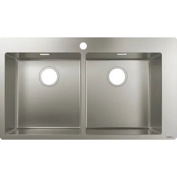 Мойка, Hansgrohe, S71, шгв 430*220*190, нержавеющая сталь