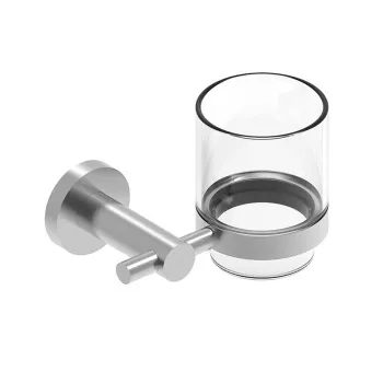 Стакан NEMO  настенный BRUSH NICKEL NM-01021BN