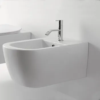 Биде подвесное Antonio Lupi Komodo 54х36,6, белый матовый А0002423689