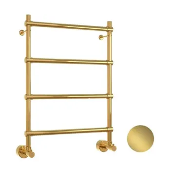 Полотенцесушитель водяной Margaroli Sole 4424704(26)BG 72x54 золото