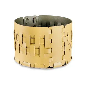 Корзина ADJ Bottega D20xH12, горчичный/оливковый 1512.40/55