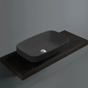 Раковина накладная Simas Baden Baden BB11 nero matt 60 см черный