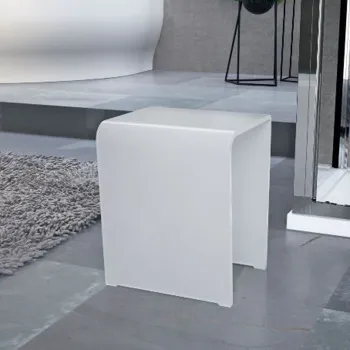 Стульчик Novellini 32x44x26см, акрил, max.100kg, белый SED03OPL