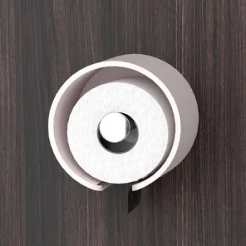 Держатель туалетной бумаги KNIEF  Oval белый матовый 0600-281-01