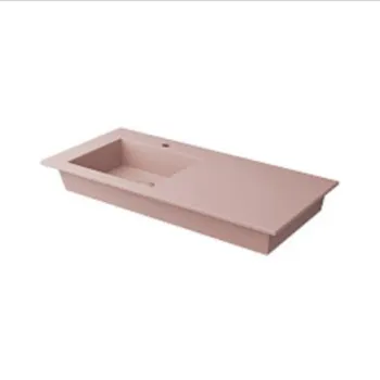 Раковина подвесная Cielo Era ERLA100SX CP 100 см левая розовый