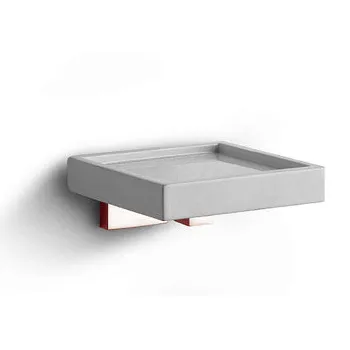 Мыльница подвесная Bertocci Settecento, белый матовый композит/розовое золото 14507015500