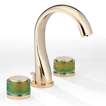 Смеситель для раковины THG Island U5B-F30-151 soft gold