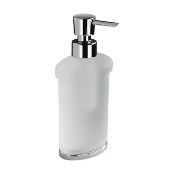 Дозатор для жидкого мыла Colombo Land настольный, хром/матовое стекло B9319.CR-VAN