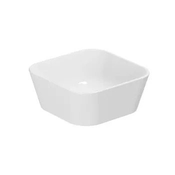 Раковина чаша Azzurra Build 35х35х14 без отв. под смеситель, белый BULA03535000BI*0