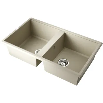 Мойка кухонная Omoikiri Tedori 86-2-BE ваниль 4993925